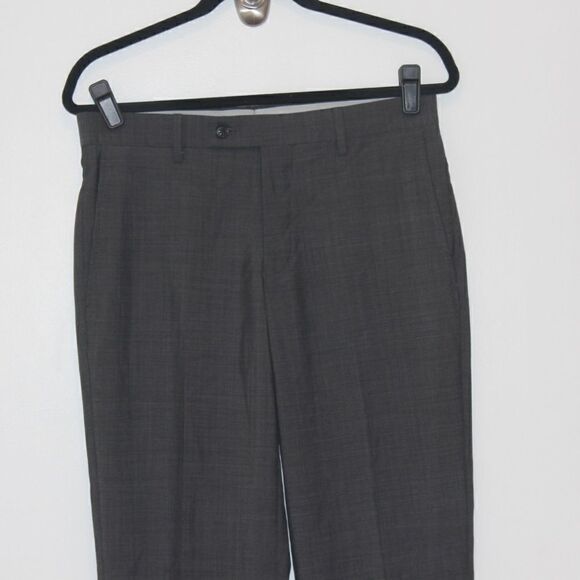 TED BAKER Dark Gray Wool Men  Dress Pants Size 31R - Picture 3 of 13